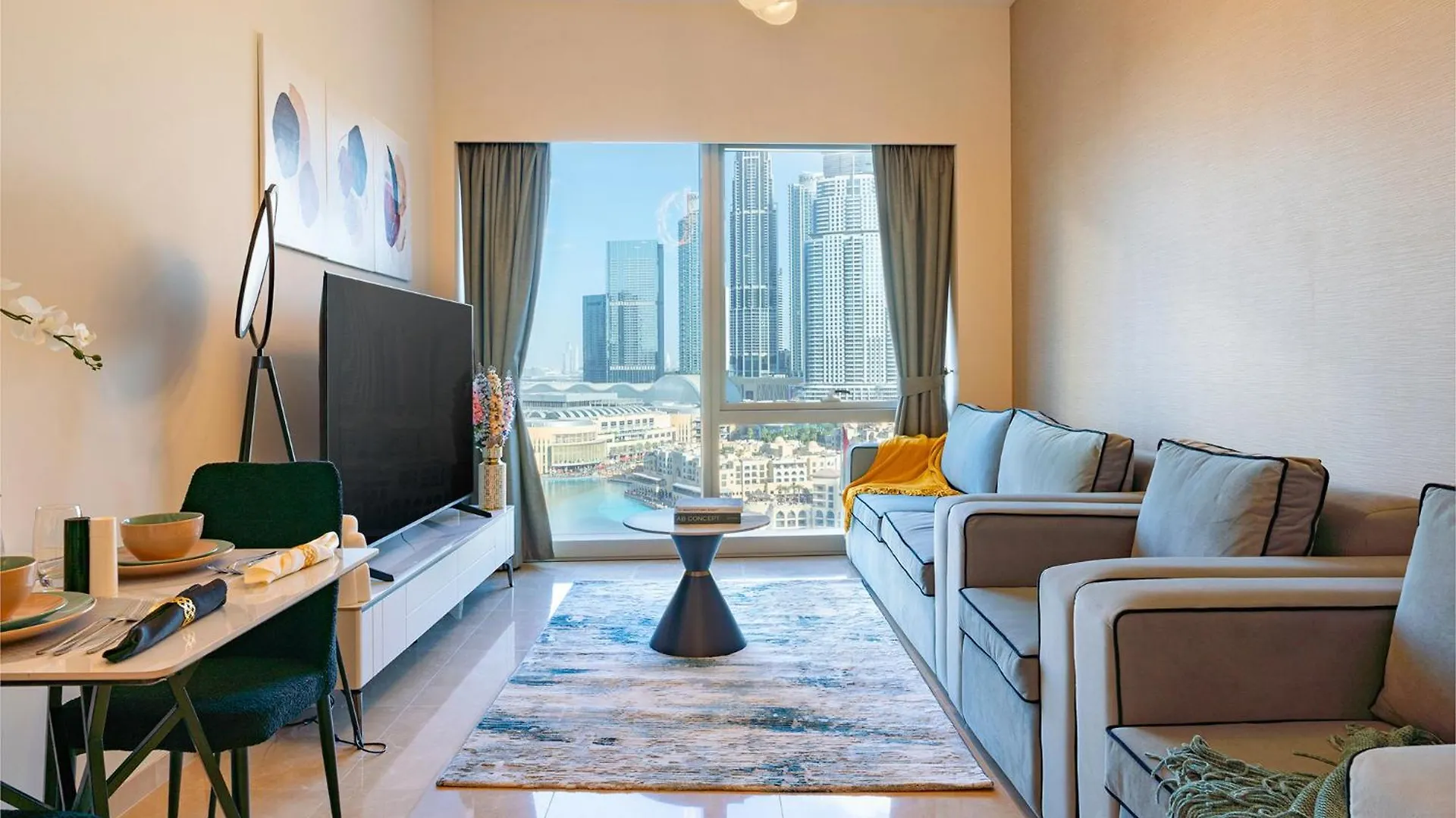 Prime Location - Full Burj Khalifa & Dancing Fountains Show - 1704 Dubaj